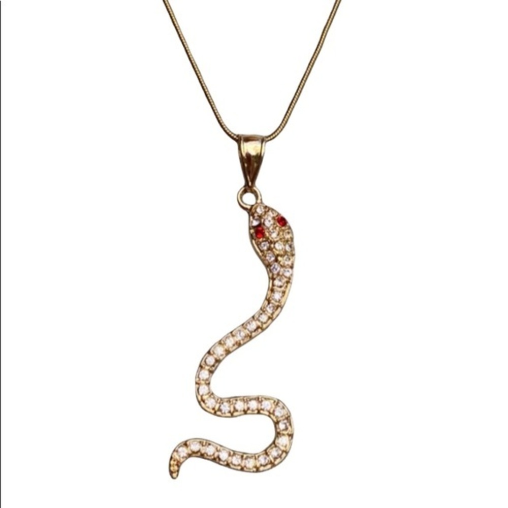New Snake Pendant CZ stones
